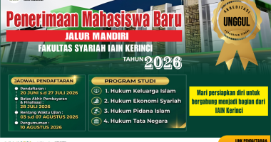 PMB JALUR MANDIRI IAIN KERINCI